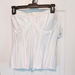 David's Bridal White Boned Bra for Strapless Gowns Size 38